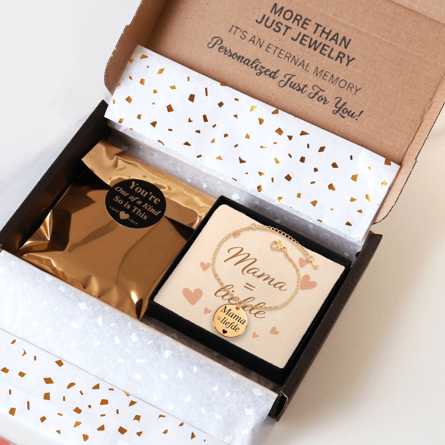 Mama = Liefde – Coin Armband