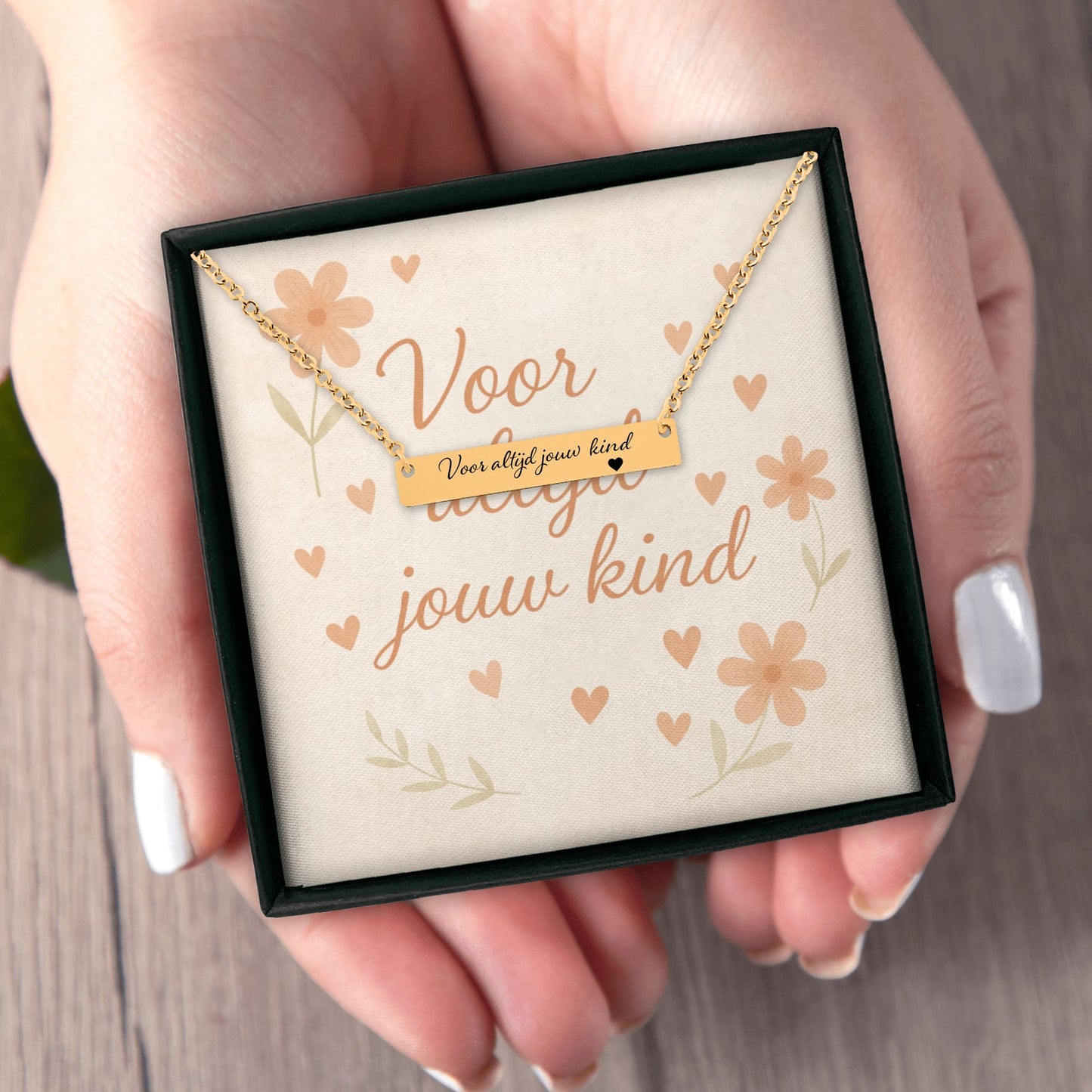 Voor Altijd Jouw Kind – Gegraveerde Mama-Ketting
