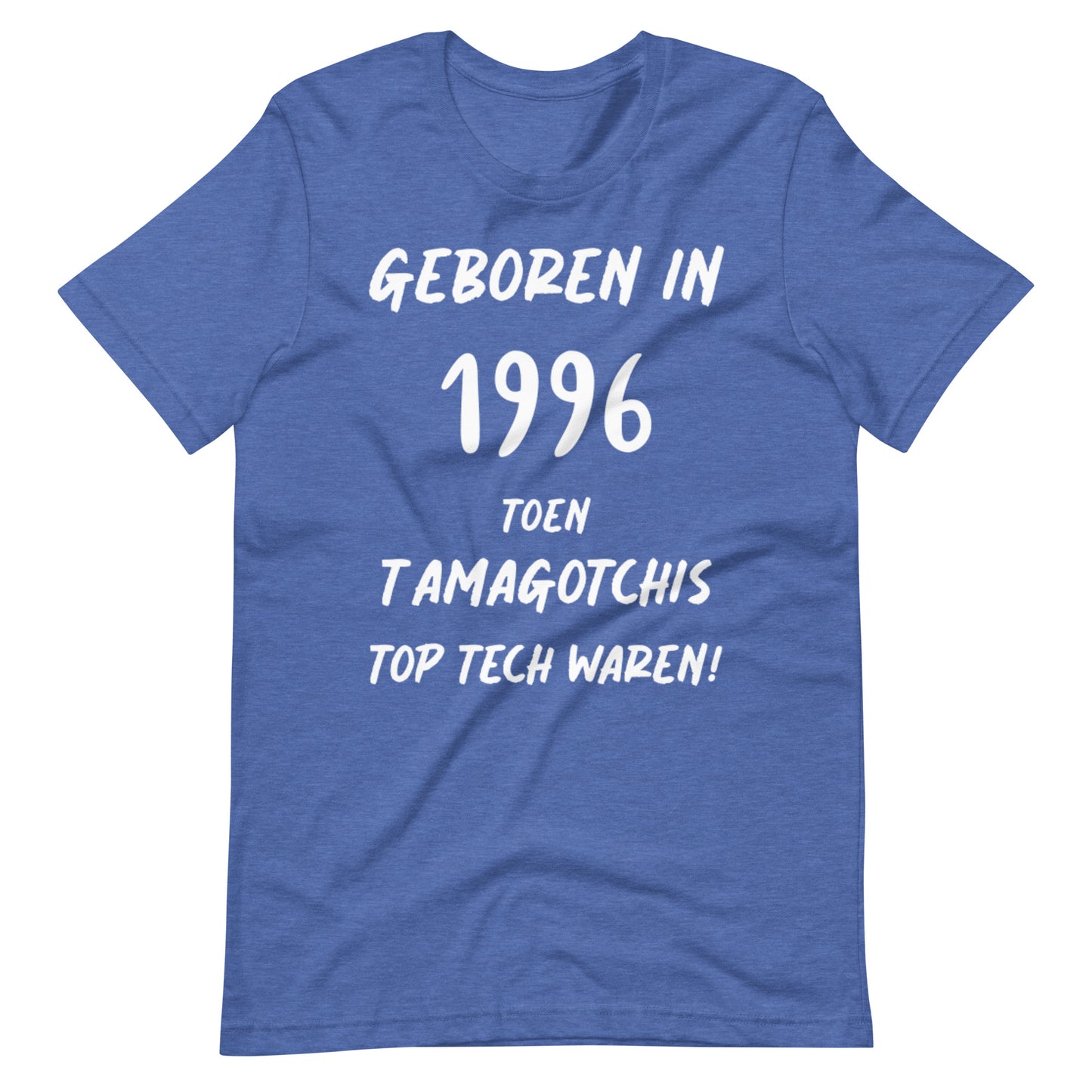 Vintage T-shirt - "Geboren in 1996, Toen Tamagotchis Top Tech Waren"