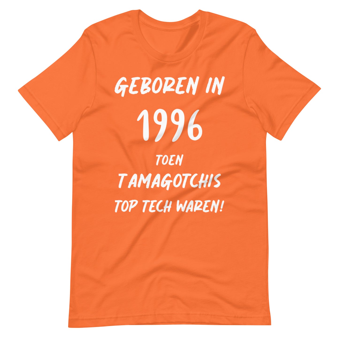 Vintage T-shirt - "Geboren in 1996, Toen Tamagotchis Top Tech Waren"
