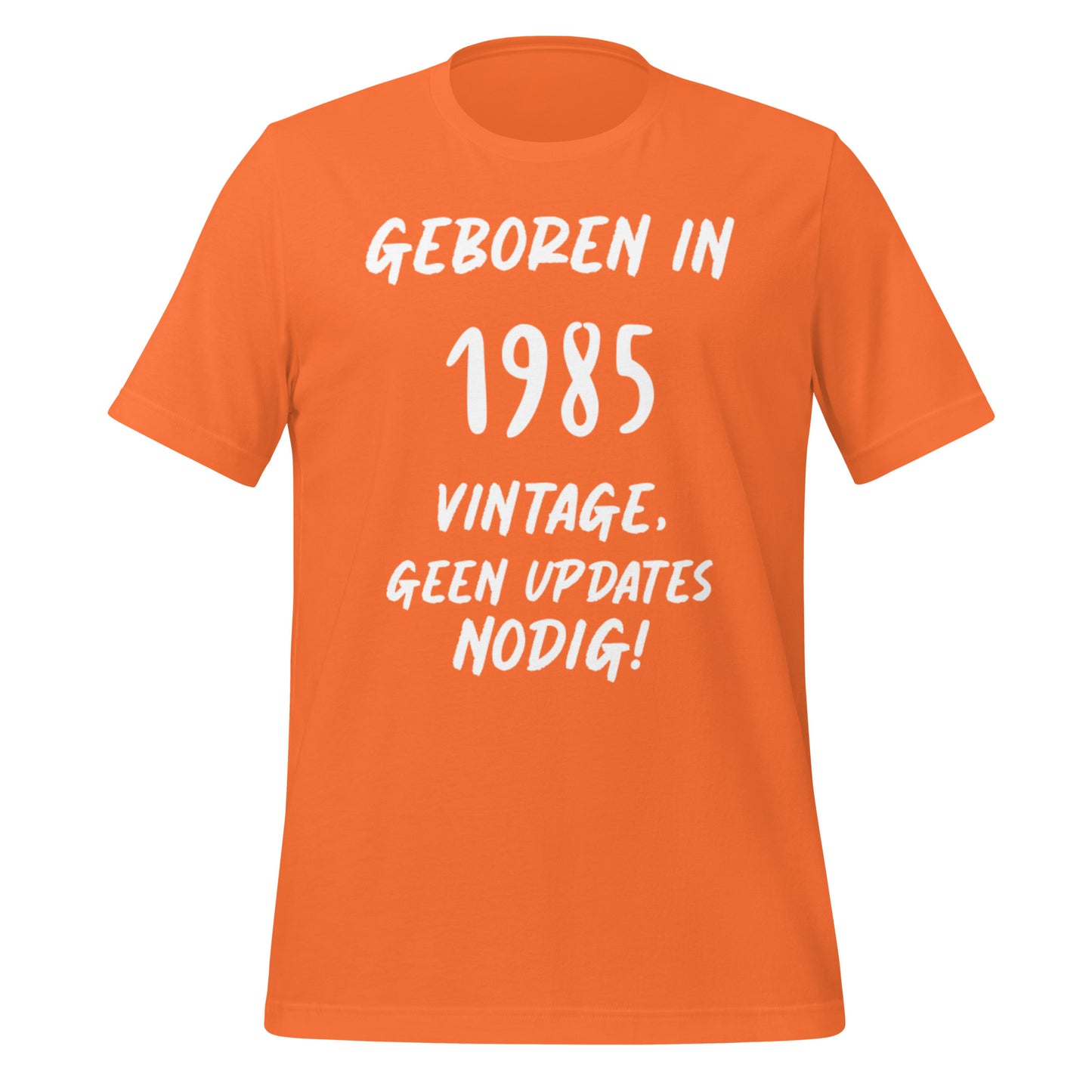 Retro T-shirt - "Geboren in 1985, Vintage. Geen Updates Nodig!"