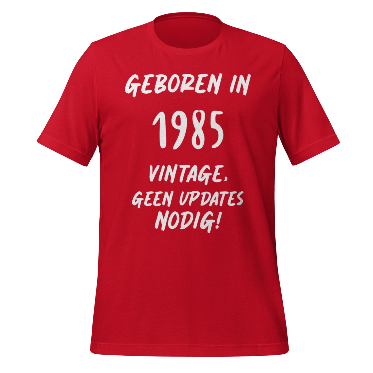 Retro T-shirt - "Geboren in 1985, Vintage. Geen Updates Nodig!"