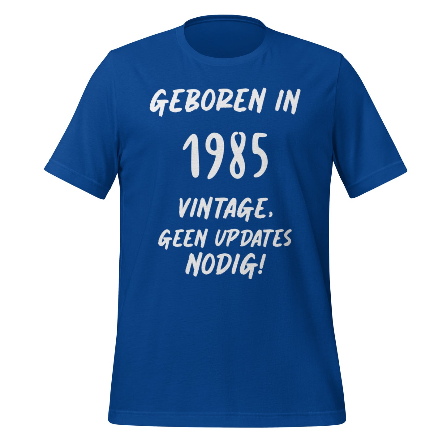 Retro T-shirt - "Geboren in 1985, Vintage. Geen Updates Nodig!"