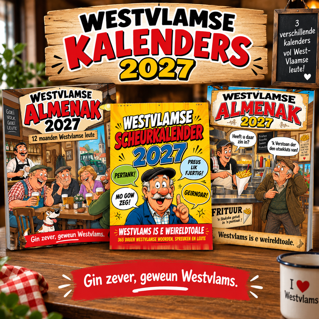 Nieuw voor 2027: ontdek onze Westvlamse kalenders