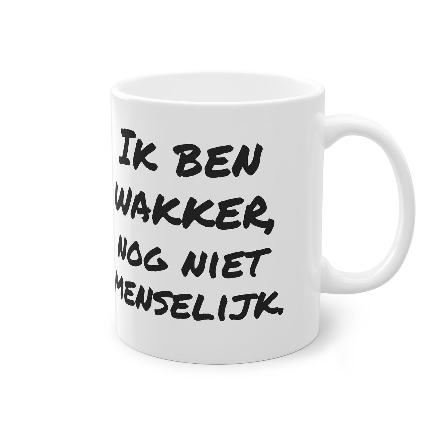 Koffiekop "ik ben wakker"