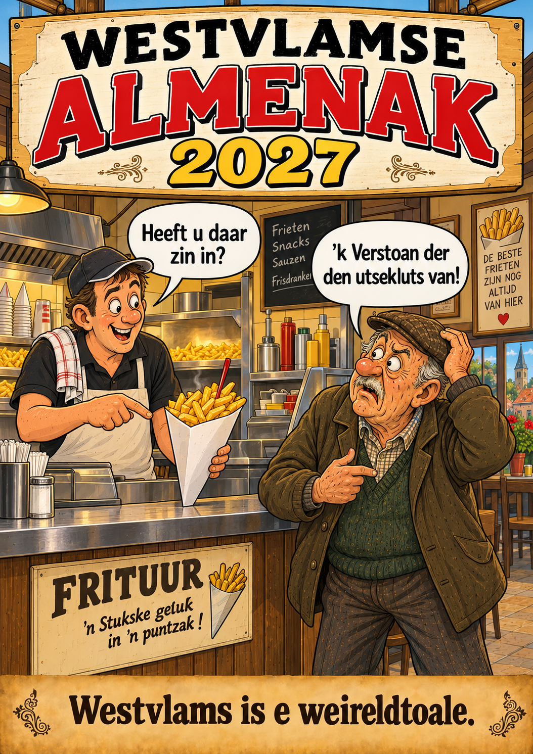 Westvlamse Almenak 2027 – A3 Maandkalender – Editie 1