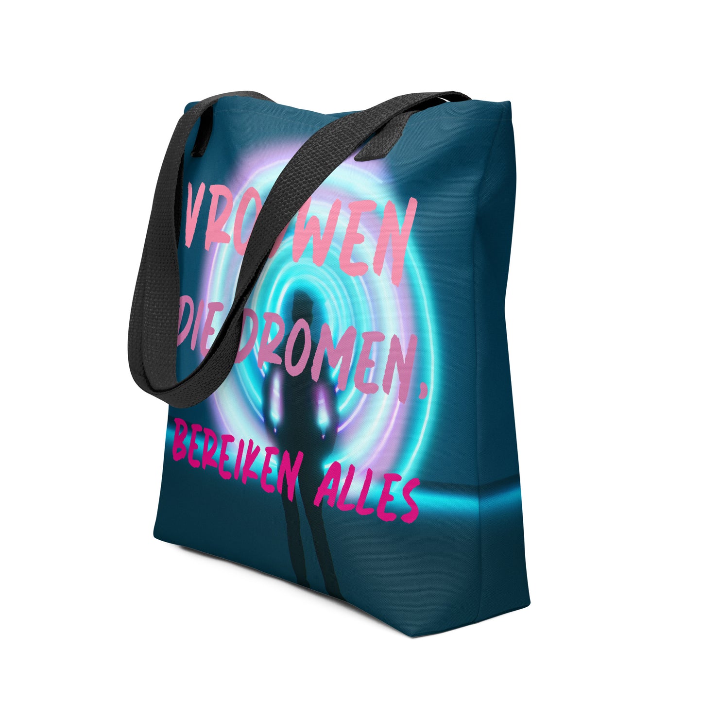 Motiverende Tote Bag - "Vrouwen Die Dromen, Bereiken Alles"