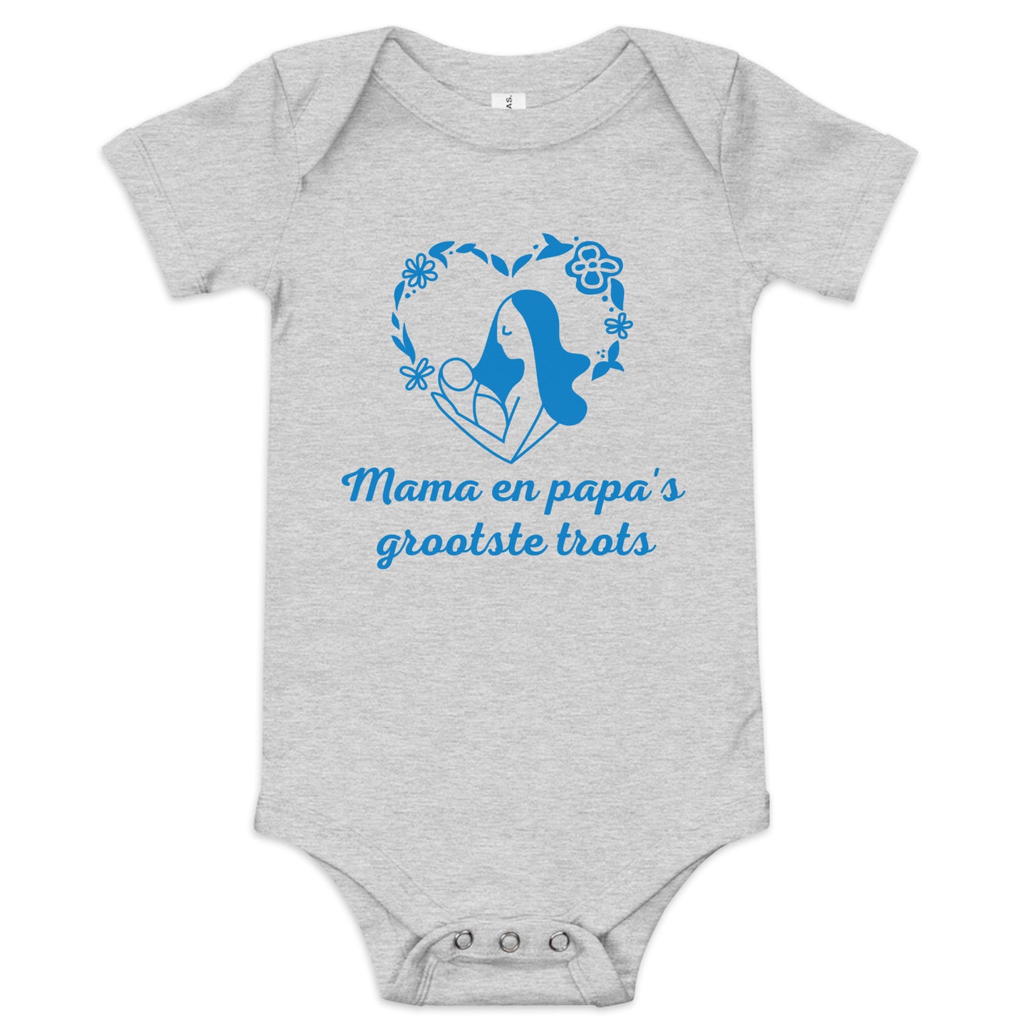 Unisex Baby Bodysuit "Mama en Papa's Grootste Trots" - Voor de Allerkleinste Held