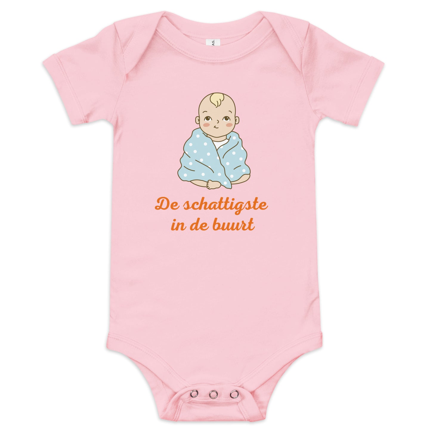 Unisex Baby Bodysuit "De Schattigste in de Buurt" - Zacht en Stijlvol