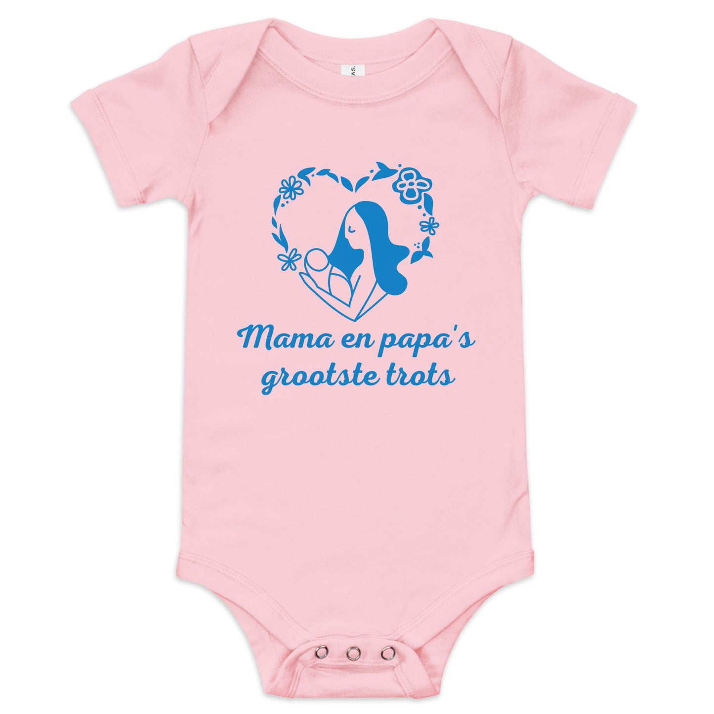 Unisex Baby Bodysuit "Mama en Papa's Grootste Trots" - Voor de Allerkleinste Held