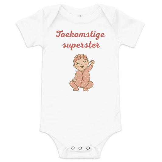 Unisex Baby Bodysuit "Toekomstige Superster" - Voor Kleine Toppers