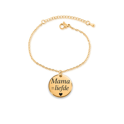 Mama = Liefde – Coin Armband