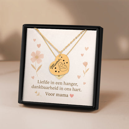 Gravureketting ‘Mama’ – Liefde voor altijd dichtbij