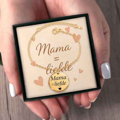 Mama = Liefde – Coin Armband