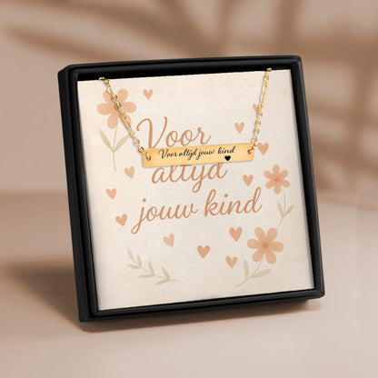 Voor Altijd Jouw Kind – Gegraveerde Mama-Ketting