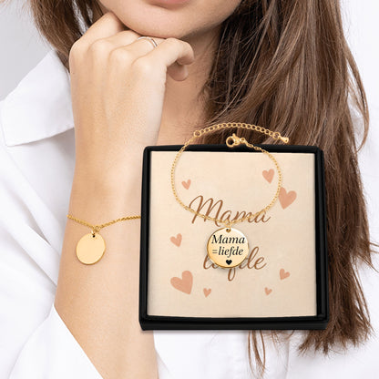 Mama = Liefde – Coin Armband