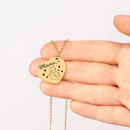 Gravureketting ‘Mama’ – Liefde voor altijd dichtbij