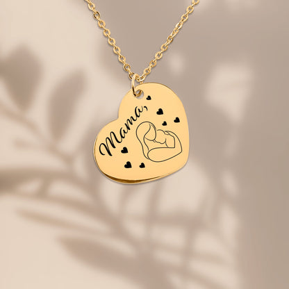 Gravureketting ‘Mama’ – Liefde voor altijd dichtbij