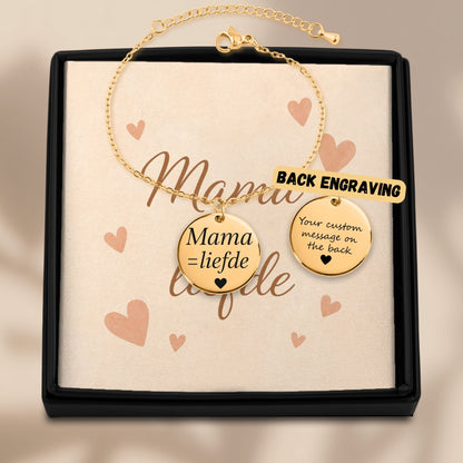 Mama = Liefde – Coin Armband