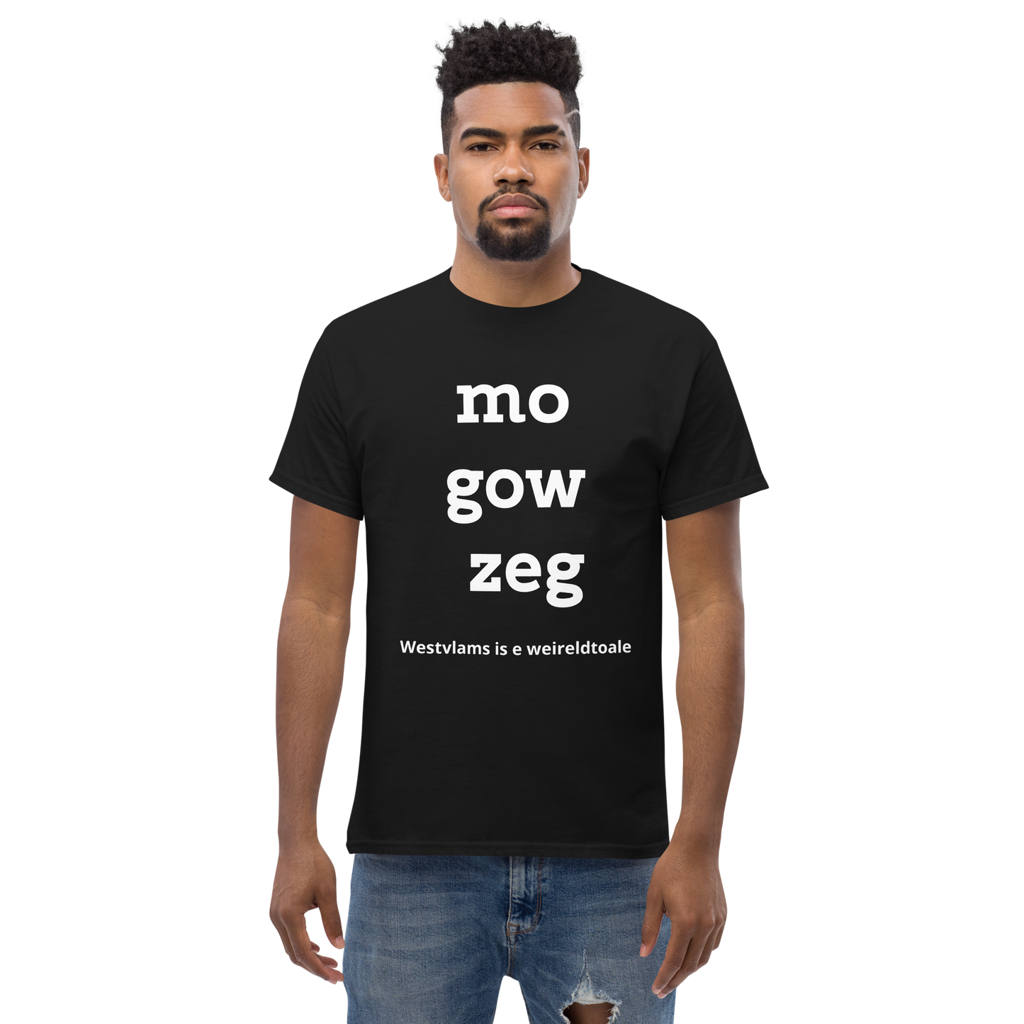 Stijlvol West-Vlaams T-shirt - mo gow zeg