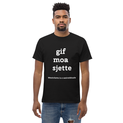 Stijlvol West-Vlaams T-shirt - gif moa sjette