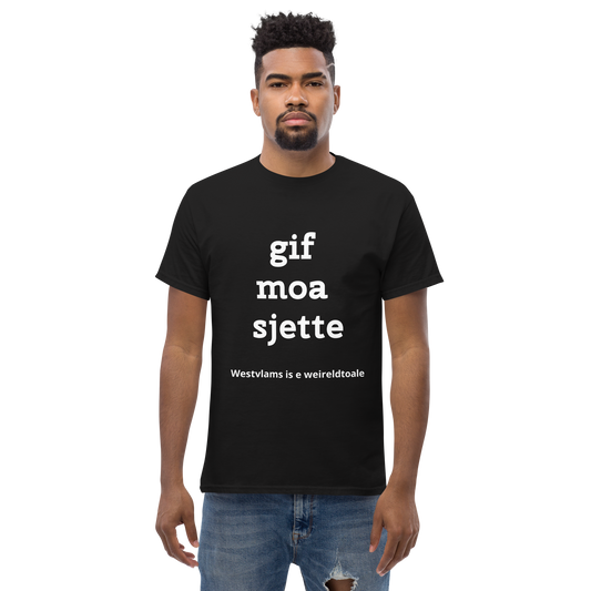 Stijlvol West-Vlaams T-shirt - gif moa sjette