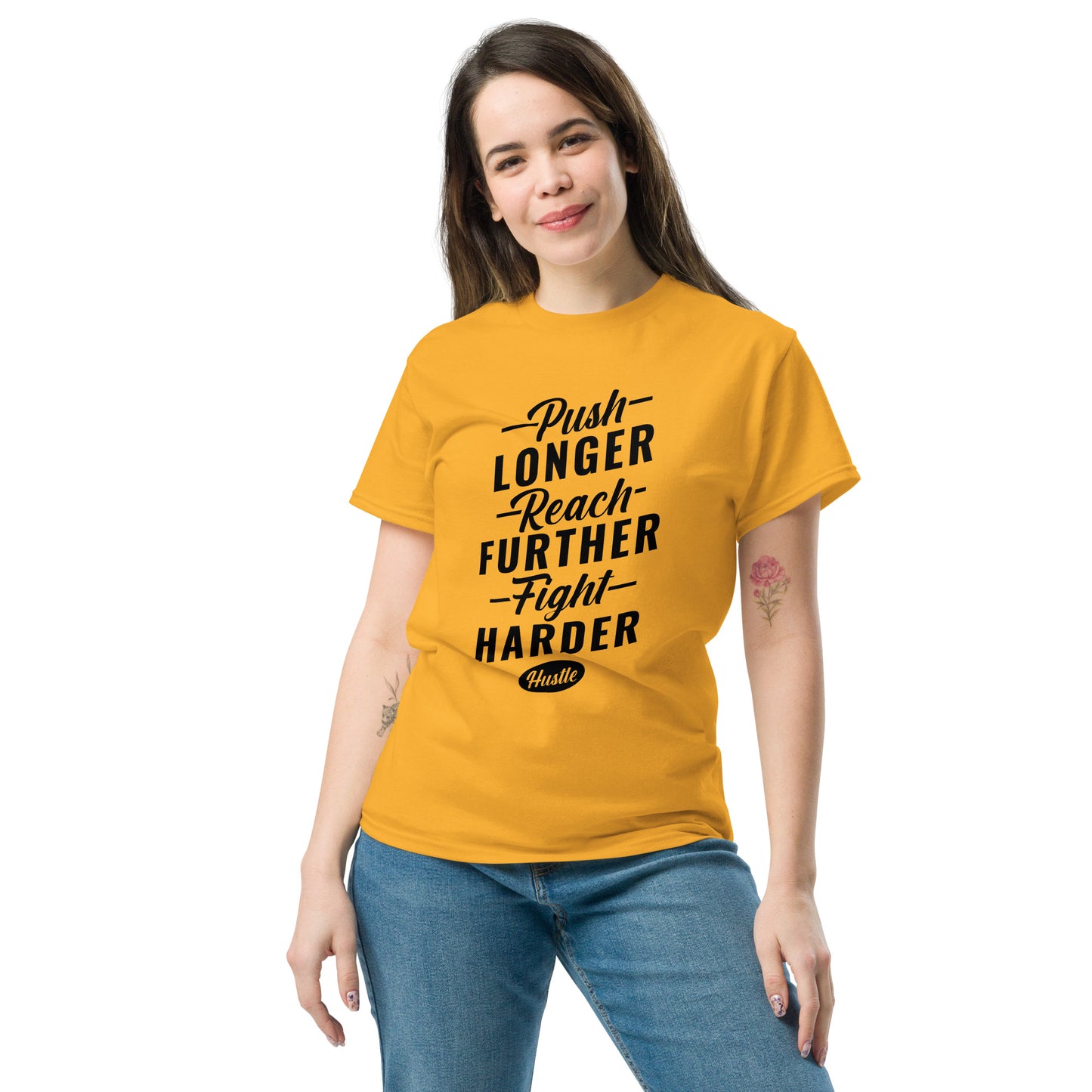 Motiverend Hustle T-Shirt - Inspireer en Bereik