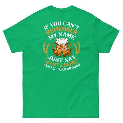 Grappig "Want a Beer?" T-shirt - Perfect voor Bierliefhebbers