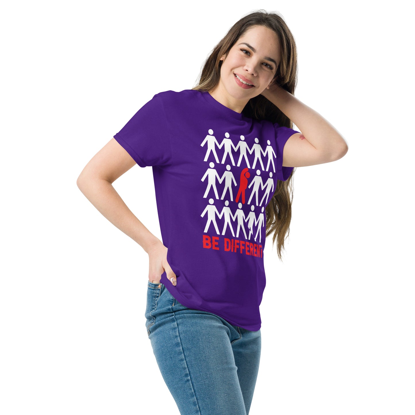 Inspirerend "Be Different" T-shirt - Voor de Unieke Jij