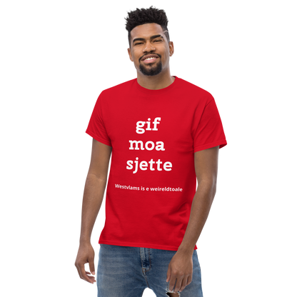 Stijlvol West-Vlaams T-shirt - gif moa sjette