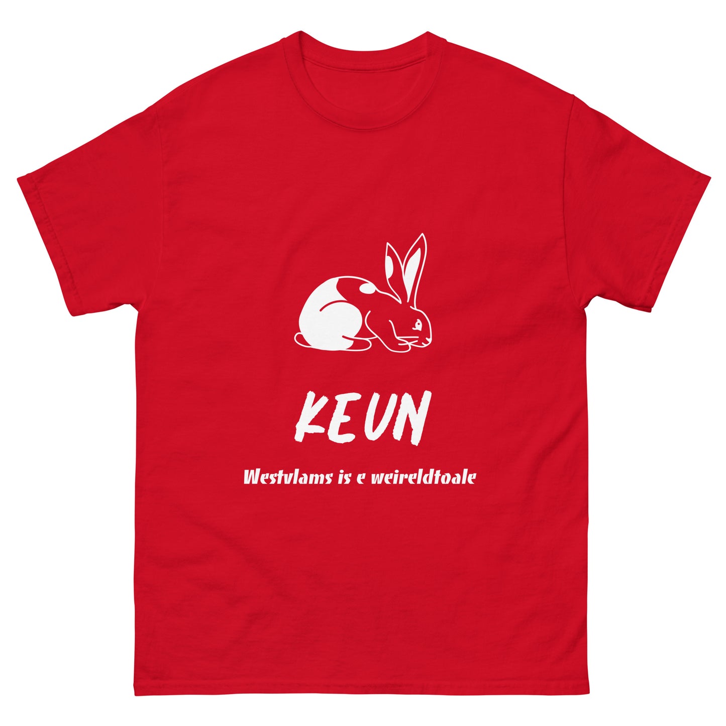 Schattige 'KEUN' T-shirt - Westvlams is e weireldtoale