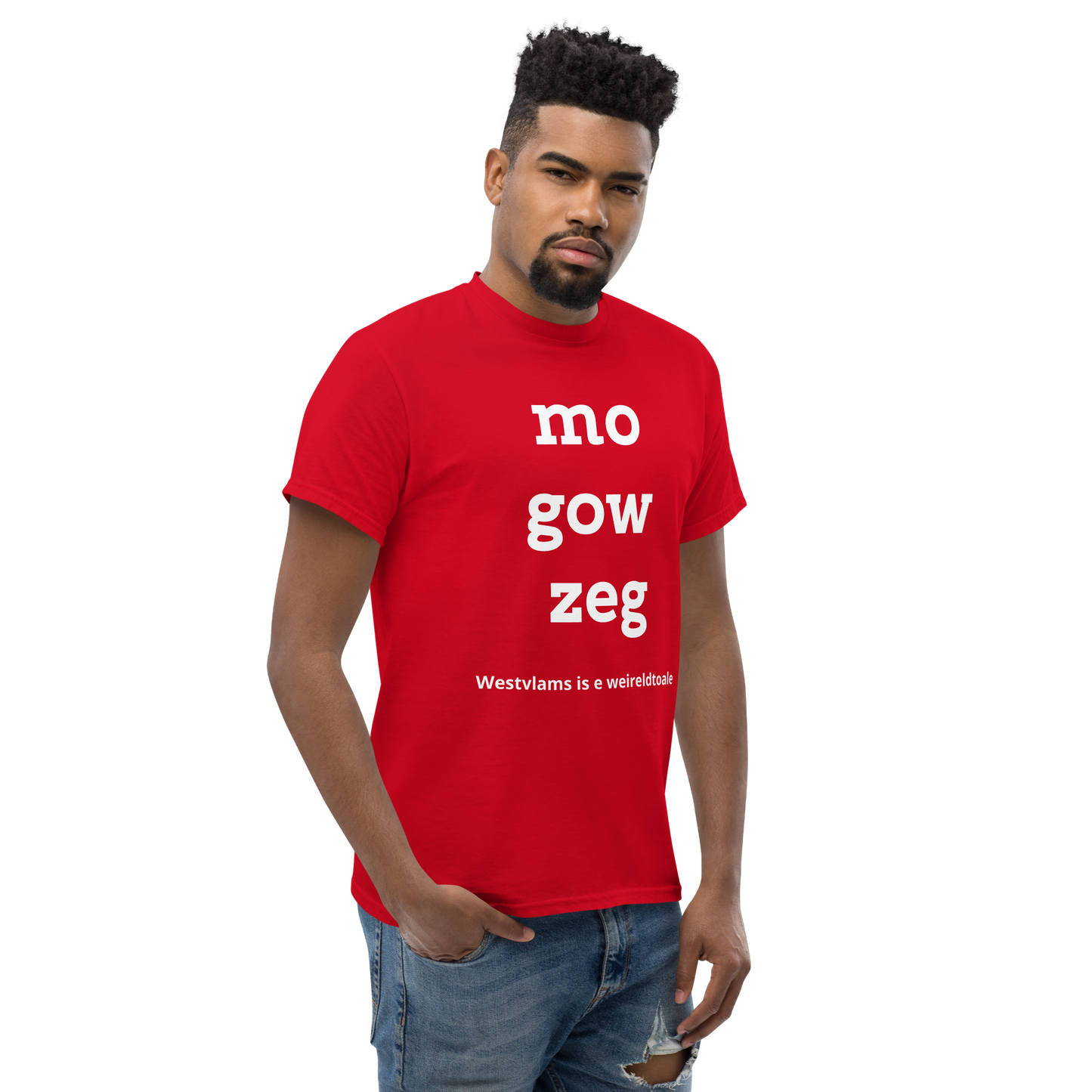 Stijlvol West-Vlaams T-shirt - mo gow zeg