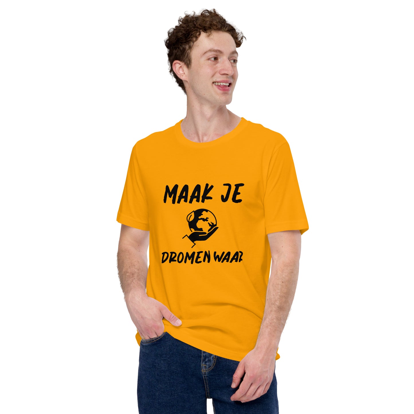 Motiverend T-shirt - "Maak Je Dromen Waar"