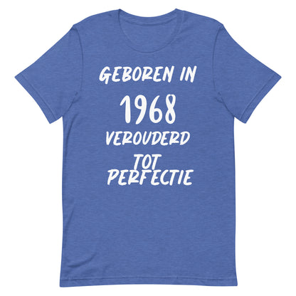 Retro T-shirt - "Geboren in 1968, Verouderd tot Perfectie"