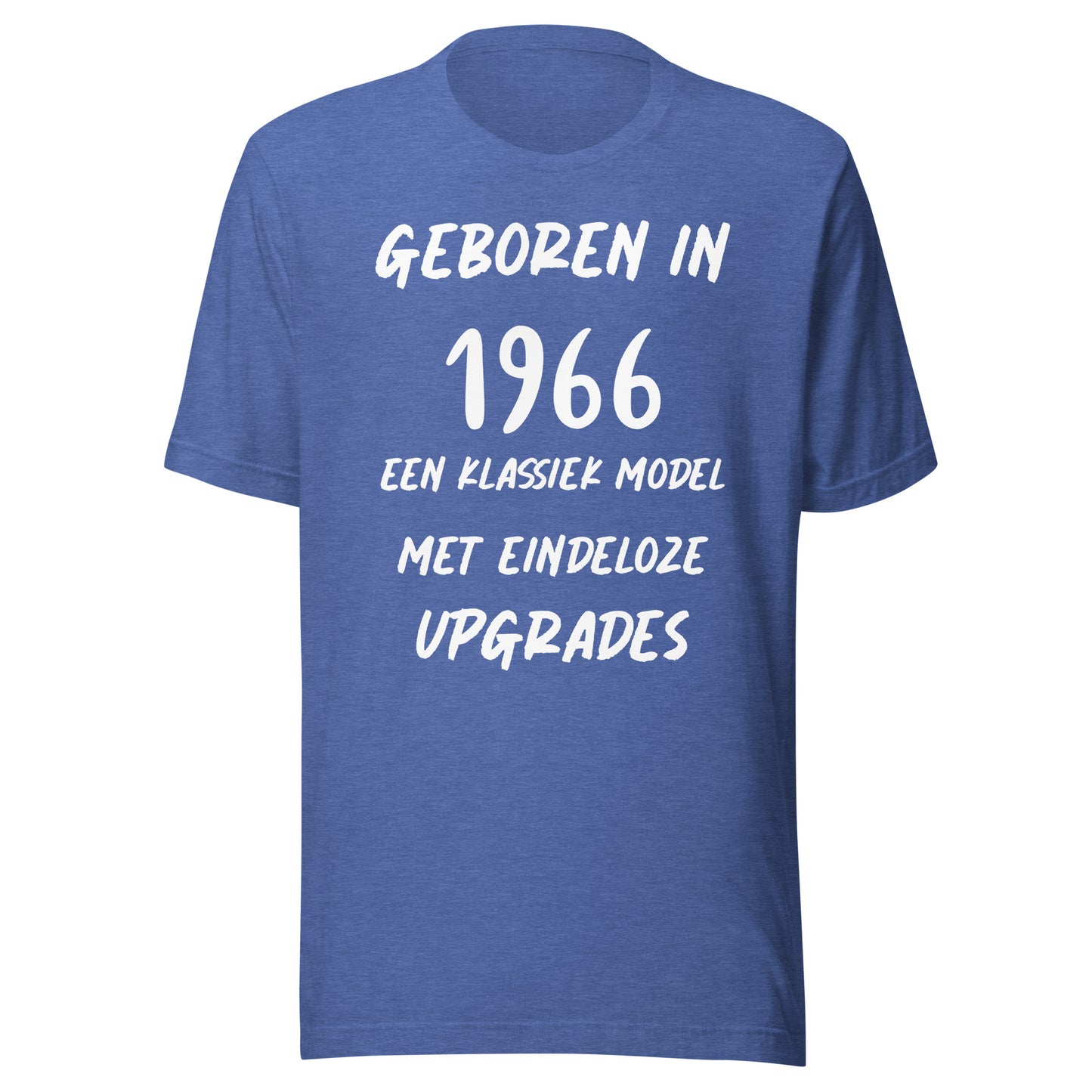 Retro T-shirt - "Geboren in 1966, Een Klassiek Model met Eindeloze Upgrades"