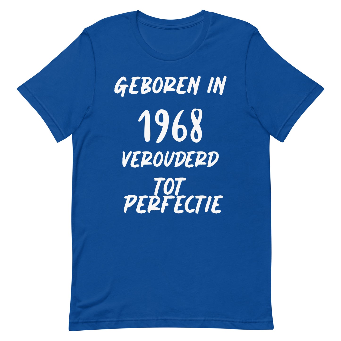 Retro T-shirt - "Geboren in 1968, Verouderd tot Perfectie"